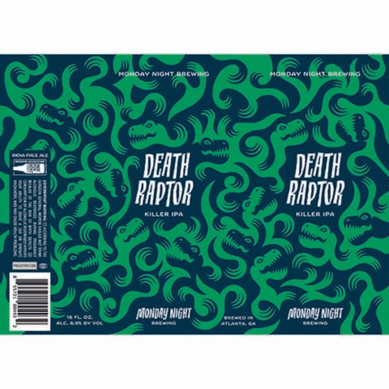 Monday Night Death Raptor Killer IPA 16OZ SINGLE CAN