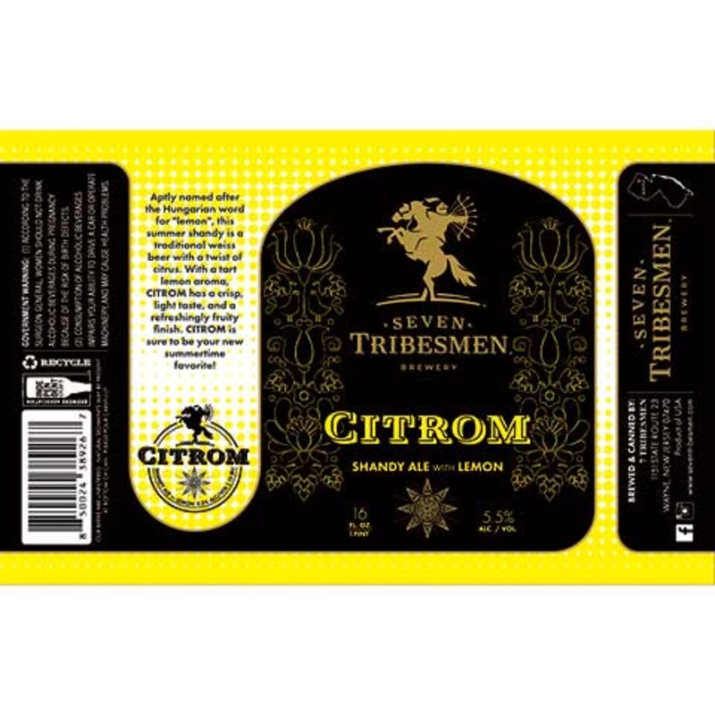 Seven Tribesmen Citrom Shandy Ale 16OZ SINGLE CAN