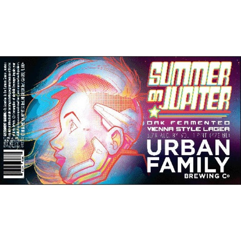 Urban Family Summer On Jupiter Lager 16OZ SINGLE CAN