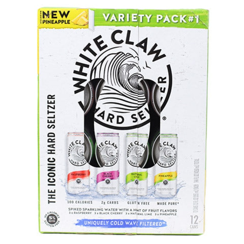 White Claw Hard Seltzer Variety Pack 1 12PK 12OZ CAN
