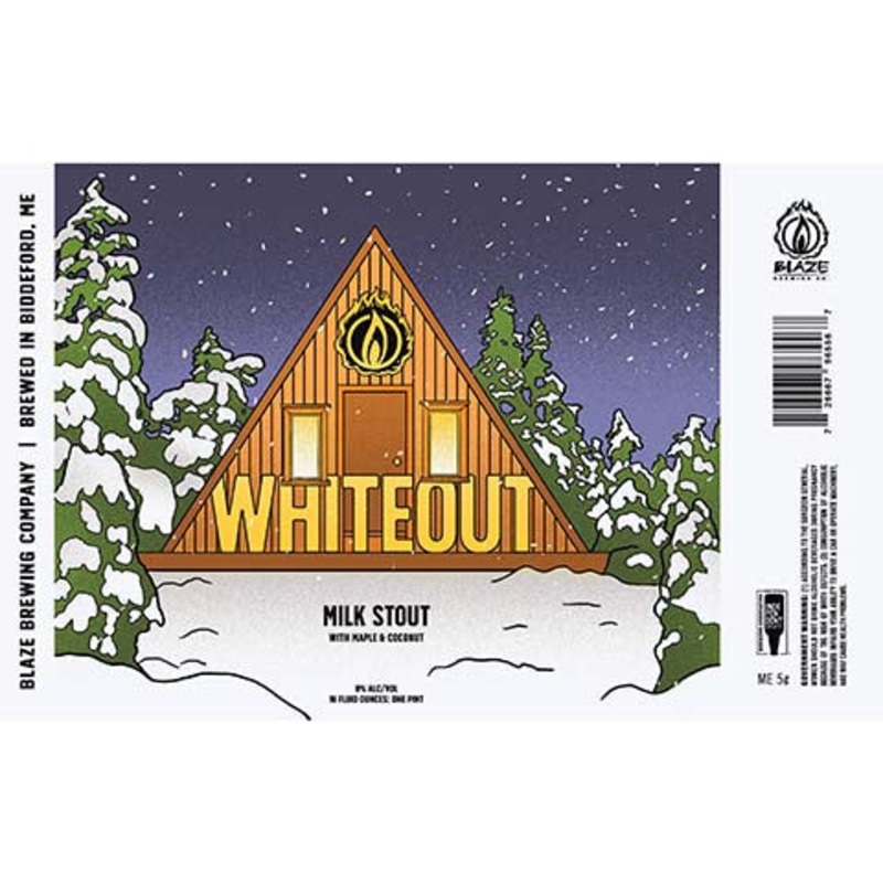 Whiteout Milk Stout 16OZ SINGLE CAN