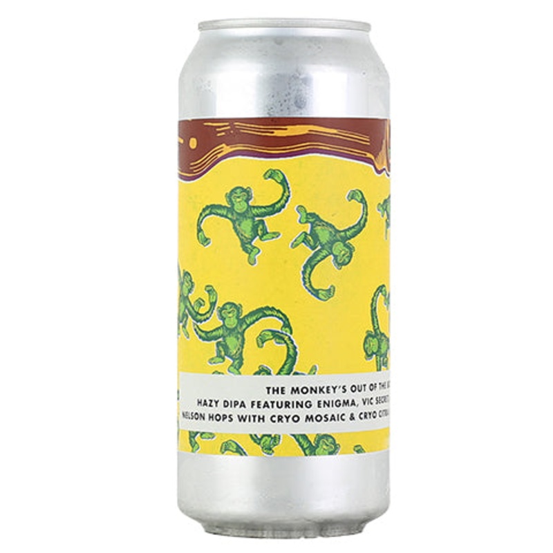 Bottle Logic The Monkey's Out of the Bottle Hazy IPA 16OZ SINGLE CAN