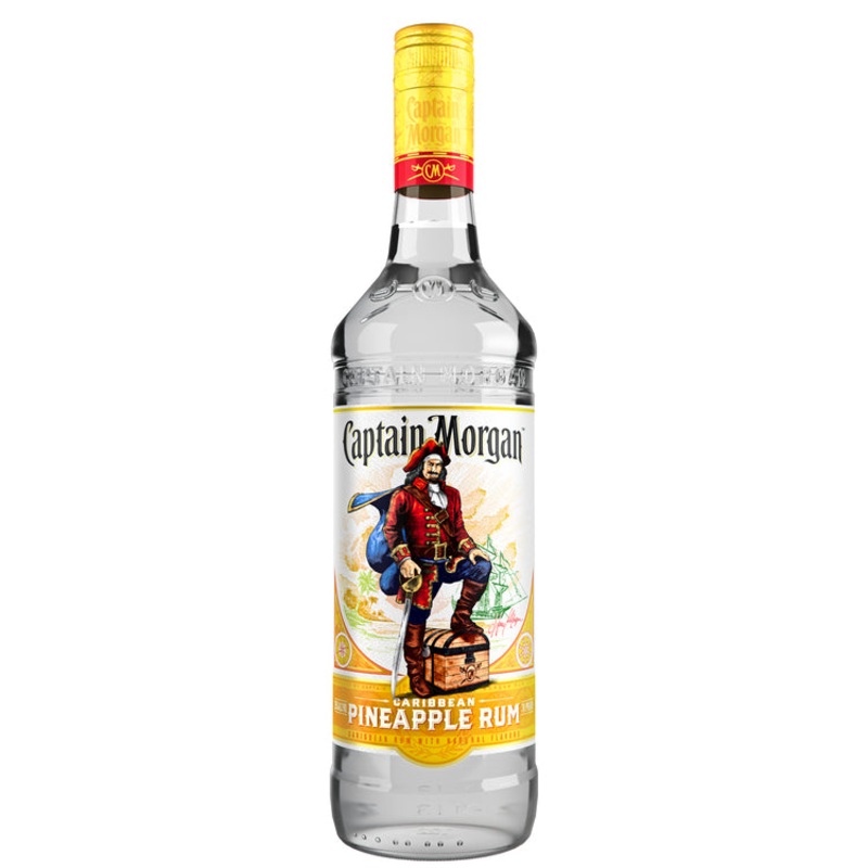 CAPTAIN MORGAN PINEAPPLE FLAVORED RUM CARIBBEAN PINEAPPLE 70 750ML 750ML