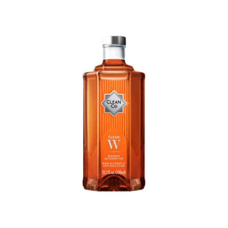 Cleanco Non-Alcoholic Spirits Clean W Non Alcoholic Bourbon Style Spirit 700ML