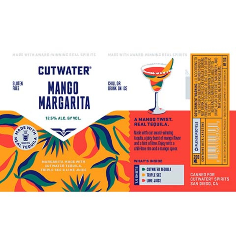 Cutwater Mango Margarita 200ML CAN