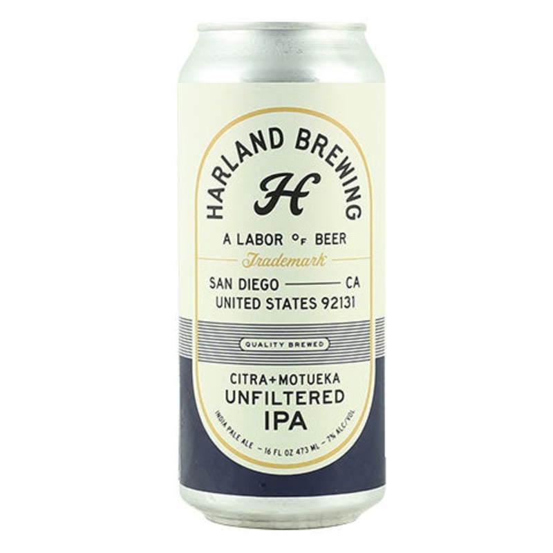 Harland Unfiltered IPA 16OZ SINGLE CAN