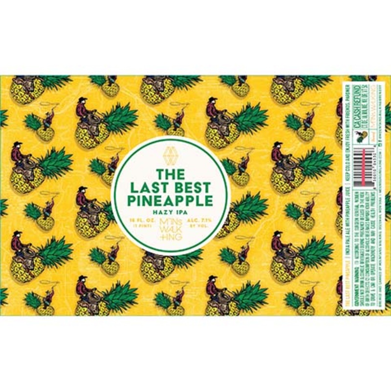 Mountains Walking The Last Best Pineapple Hazy IPA 16OZ SINGLE CAN