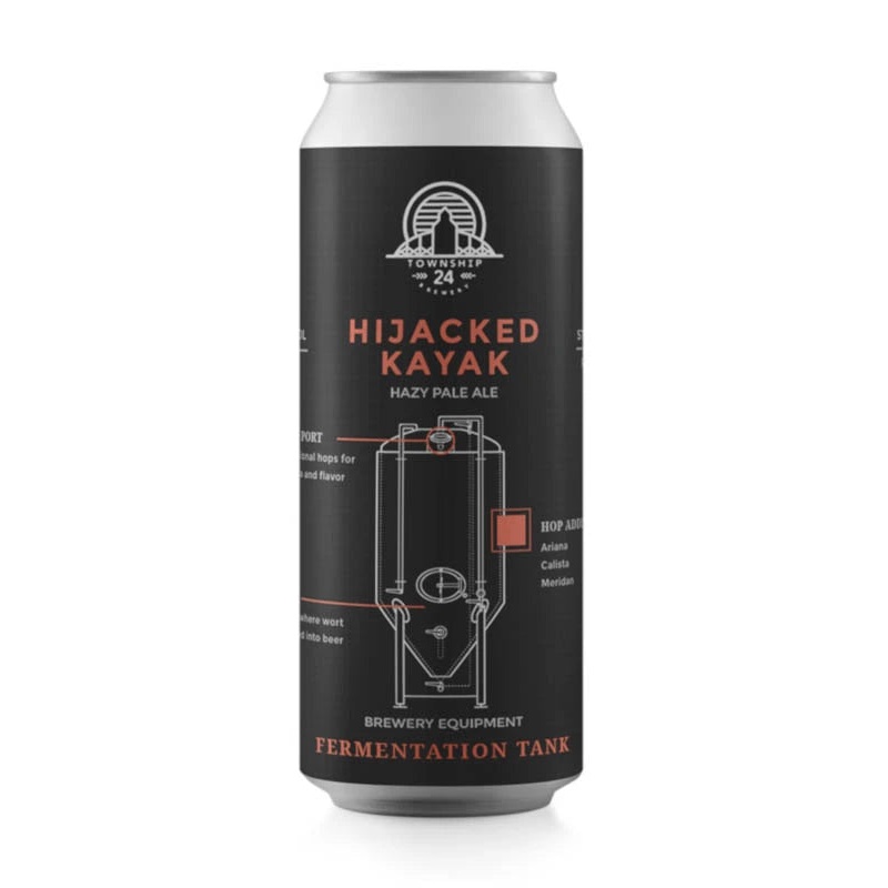 TOWNSHIP 24 HIJACKED KAYAK HAZY PALE ALE 473ML 4PK CAN @ Southgate [1033243] 1892 ml