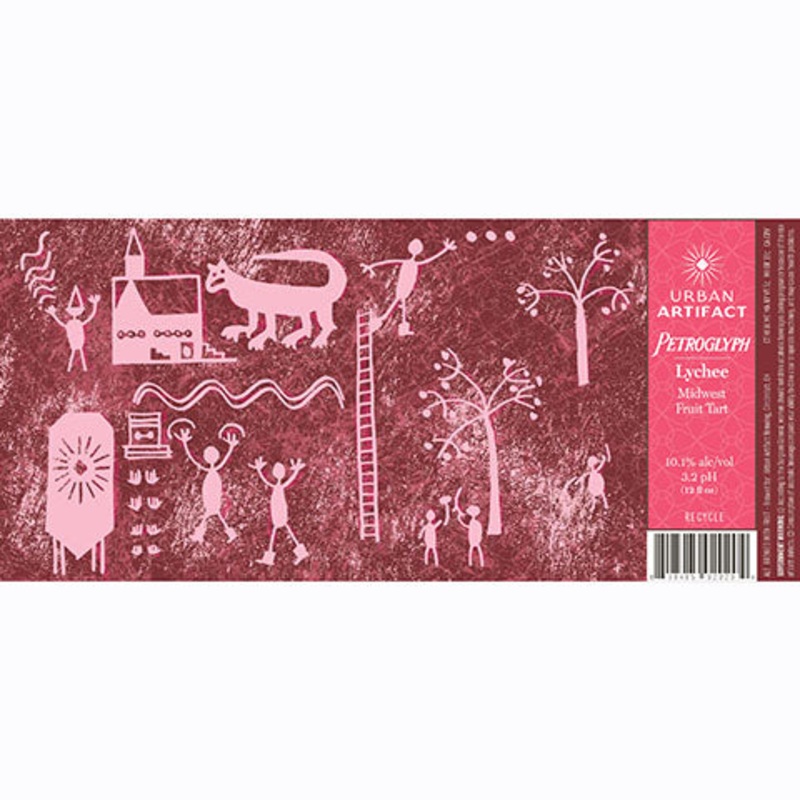 Urban Artifact Petroglyph Lychee Midwest Fruit Tart Ale 12OZ SINGLE CAN