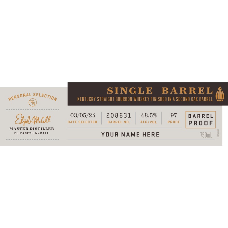 Woodford Reserve Double Oaked Single Barrel Bourbon