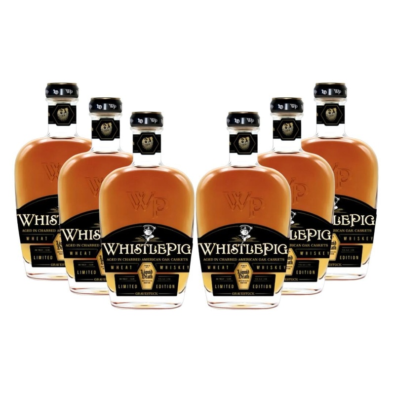 WhistlePig X Liquid Death Gravestock Wheat Whiskey 6pk