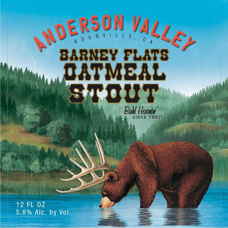 ANDERSON VALLEY OATMEAL STOUT CANS 4/6PK 12 oz (24)