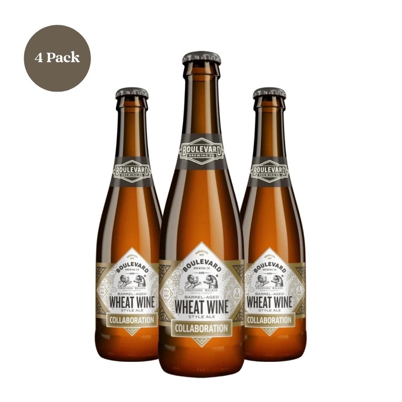 Boulevard Barrel Aged Wheat Wine Style Ale Collaboration 4pk 12 fl oz