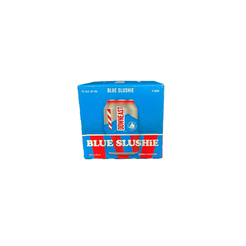 Downeast Blue Slushie 4 Pack Cans