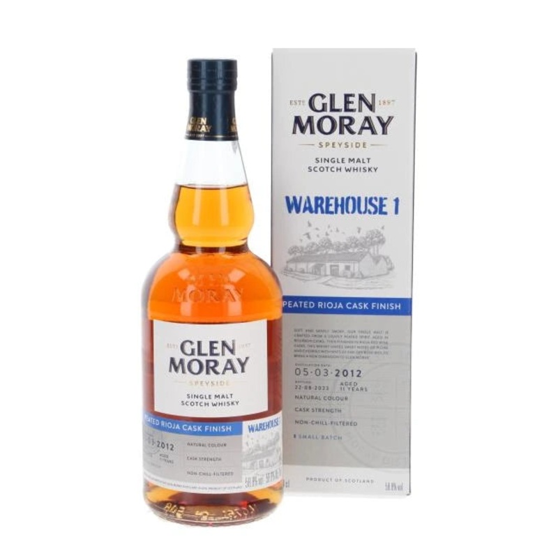 GLEN MORAY PEATED RIOJA SINGLE MALT SCOTCH WHISKY 700ML @ Deerfoot City [1055981] 700 ml