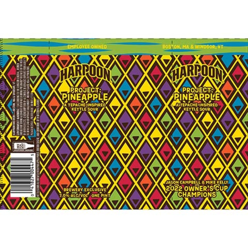 Harpoon Projects Pineapple Kettle Sour Ale 16OZ SINGLE CAN
