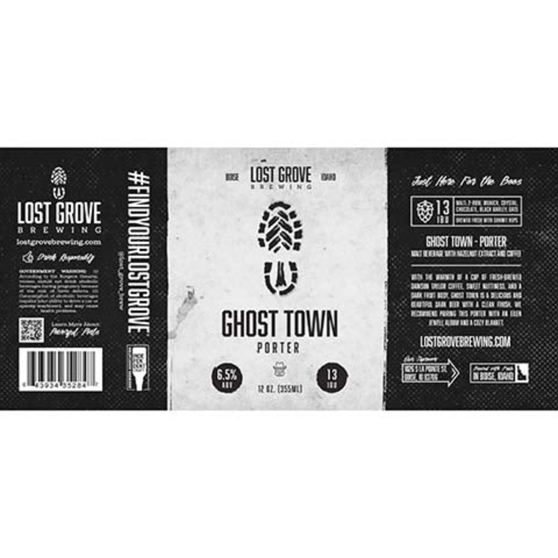 Lost Grove Ghost Town Porter 12OZ SINGLE CAN