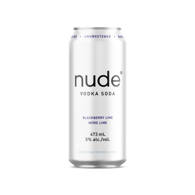 NUDE VODKA SODA BLACKBERRY LIME 473ML CAN @ MacTaggart Ridge [1056372] 473 ml