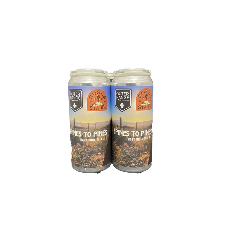 Outer Range Spines To Pines Hazy IPA 4 Pack Cans Collaboration