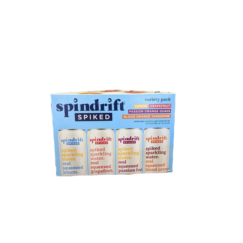 Spindrift Spiked Sparkling Water Variety 12 Pack Cans Paradise