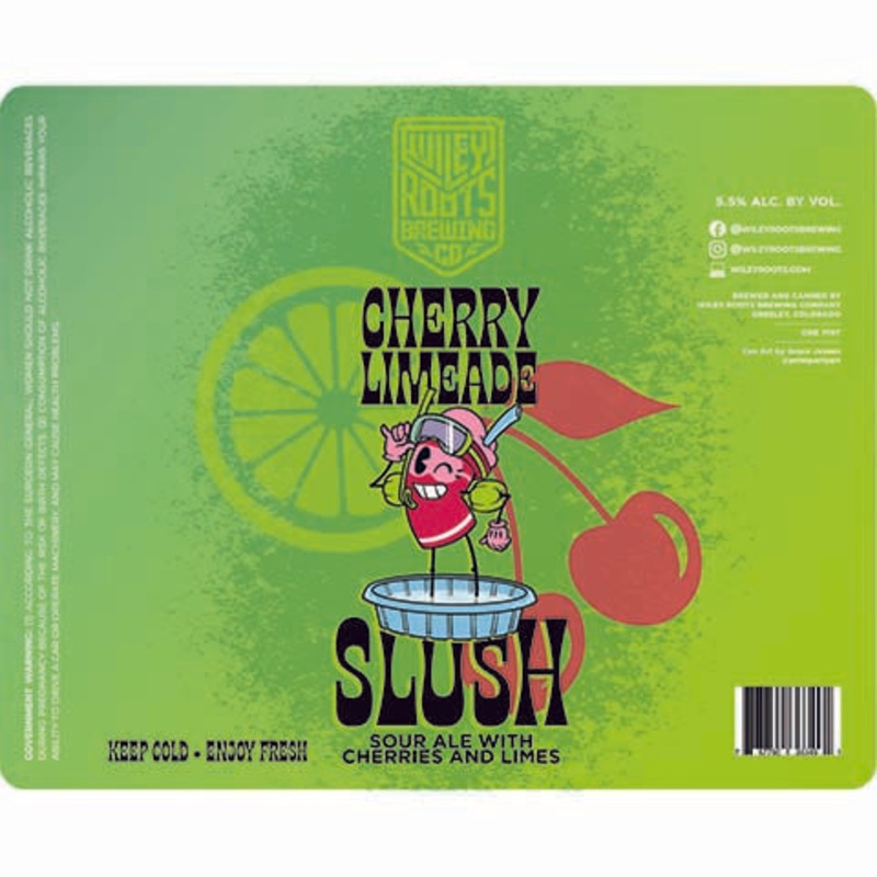 Wiley Roots Cherry Limeade Slushy Sour Ale 16OZ SINGLE CAN