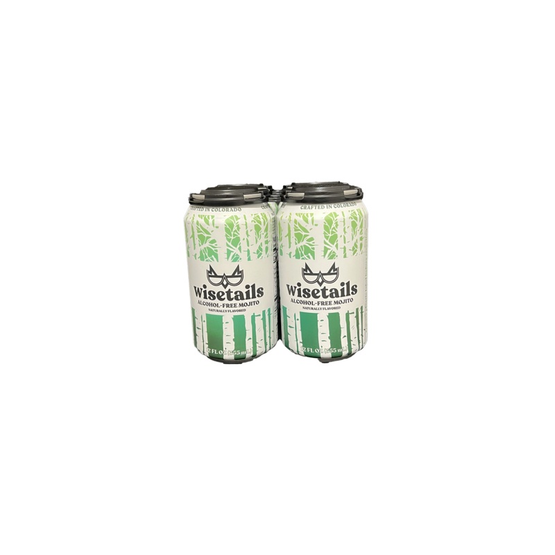 Wisetails Alcohol Free Mojito 4 Pack Cans