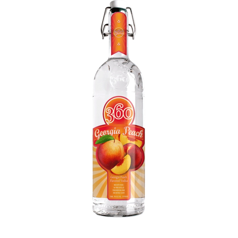 360 GEORGIA PEACH VODKA 750 ML