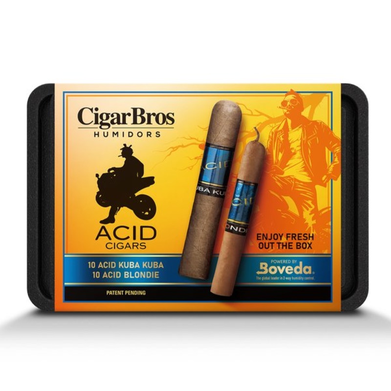 Acid 20 Premium Cigars Set + Personal Humidor by CigarBros