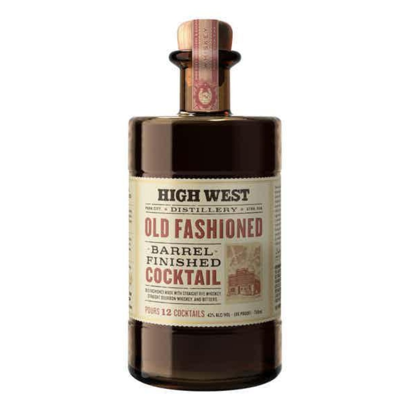 Cocktail High West 750ml Barrrel Aged Old Fashioned