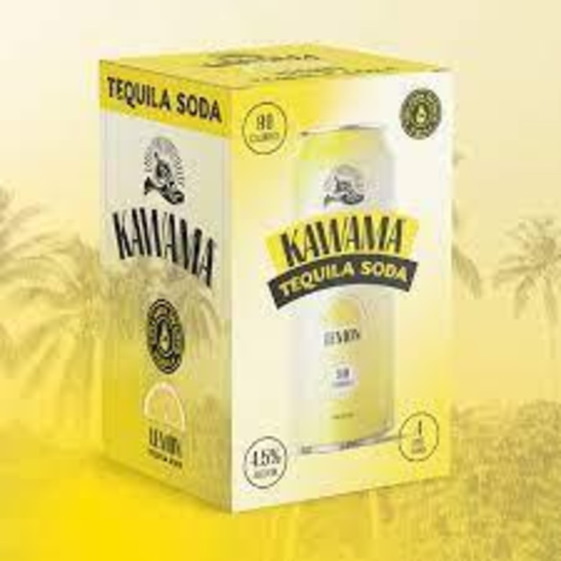 Cocktail Kawama 4pk Tequila & Soda Lemon