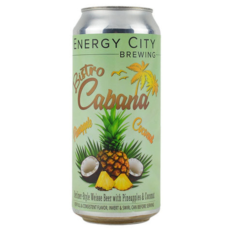 Energy City Bistro Cabana Pineapple & Coconut Sour 16OZ SINGLE CAN