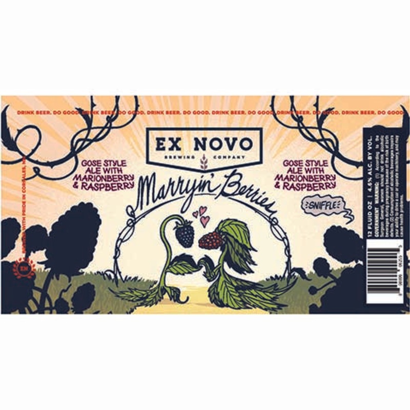 Ex Novo Marryin' Berries Gose Ale 12OZ SINGLE CAN