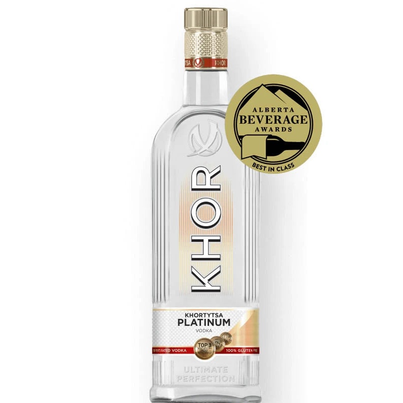 KHORTYTSA PLATINUM VODKA 750ML @ MacTaggart Ridge [1044040] 700 ml