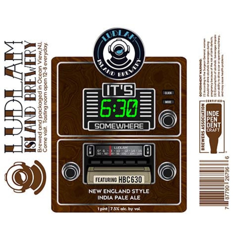Ludlam It's 6:30 Somewhere NEIPA 16OZ SINGLE CAN