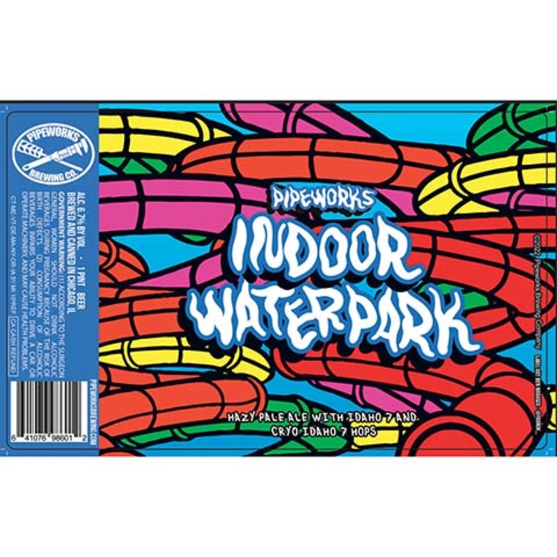 Pipeworks Indoor Waterpark Hazy Pale Ale 16OZ SINGLE CAN