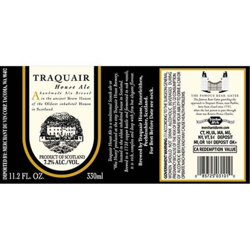 Tranquair House Ale 330ML BTL