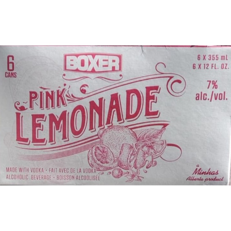BOXER PINK LEMONADE 6 CANS