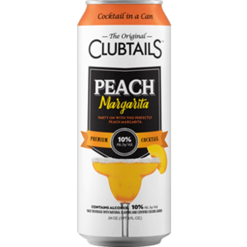Clubtails Peach Margarita 12 - 24oz Cans
