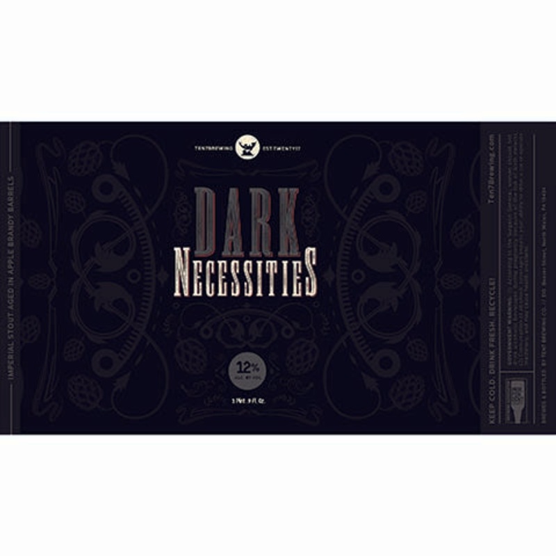 Dark Necessities Imperial Stout Aged in Apple Brandy Barrels 500ML BTL