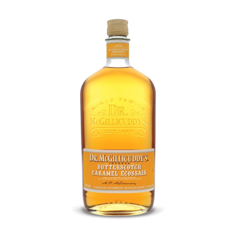 DR MCGILLICUDDY'S BUTTERSCOTCH 750 ML