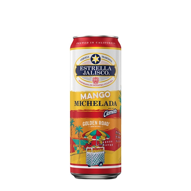 Estrella Jalisco Clamato Mango Michelada RTD Cocktail 25 fl oz