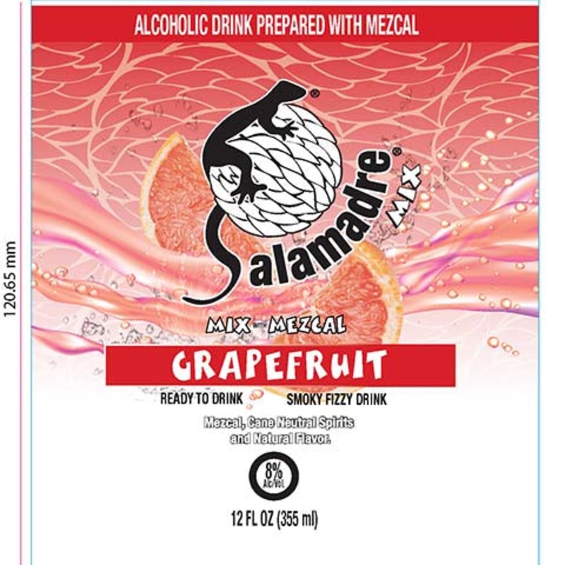 Salamadre Mix Grapefruit 12OZ SINGLE BTL
