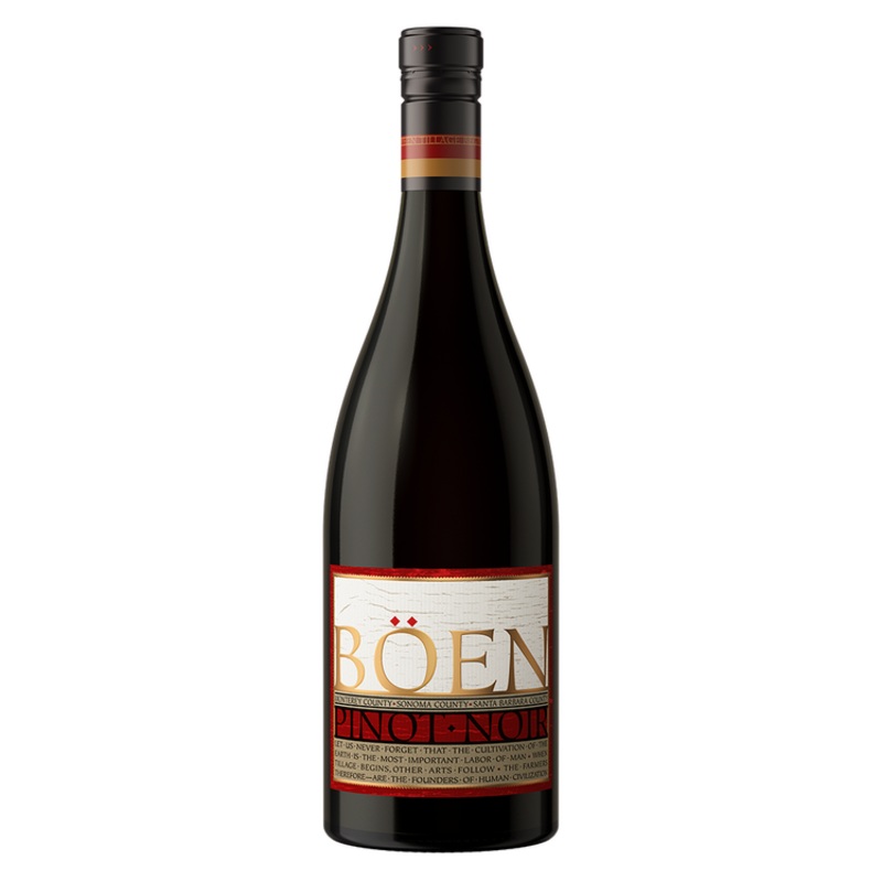 BOEN PINOT NOIR SANTA BARBARA MONTEREY & SONOMA COUNTIES 2019 750ML 750ML