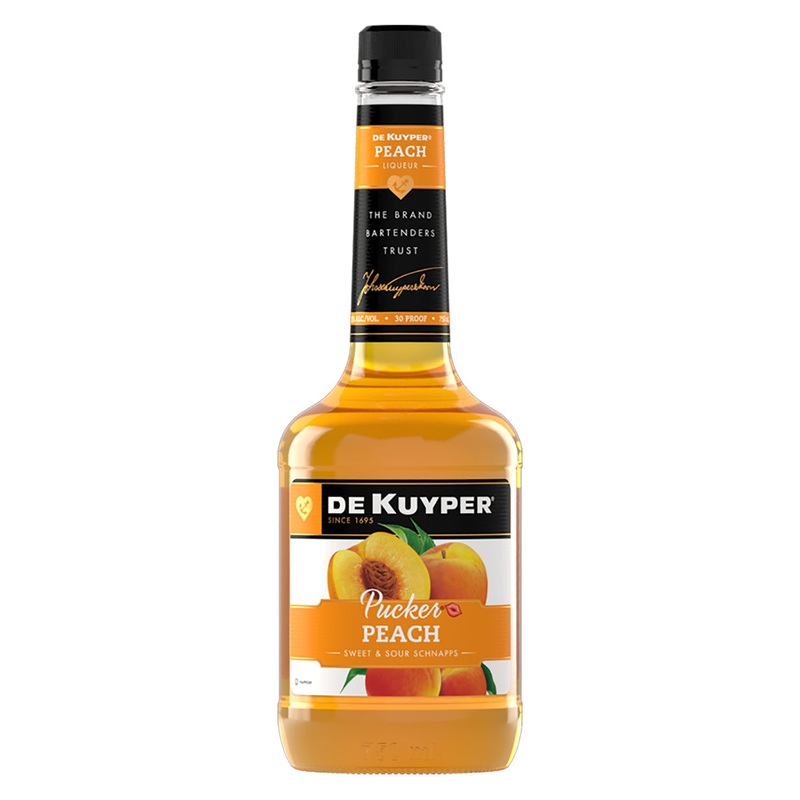 DeKuyper Pucker Peach Schnapps Liqueur