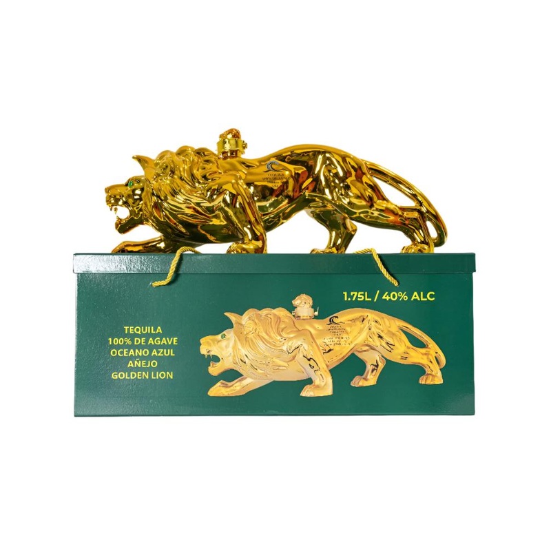 Oceano Azul Lion Tequila Anejo 1.75L