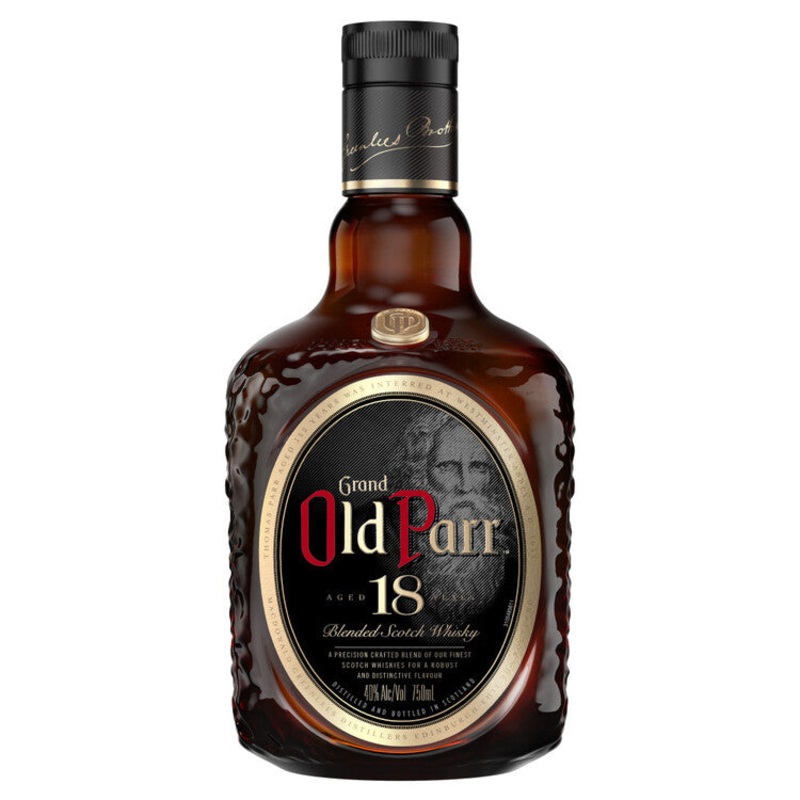 OLD PARR BLENDED SCOTCH DELUXE 18 YR 80 750ML 750ML