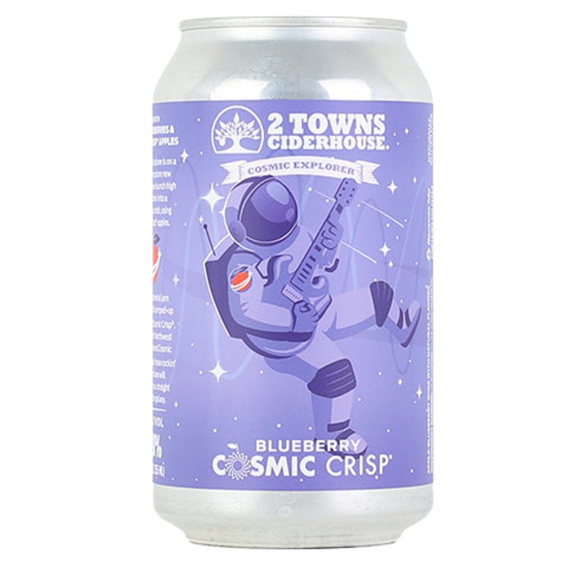 2 Towns Ciderhouse Blueberry Cosmic Crisp Cider 12OZ SINGLE CAN
