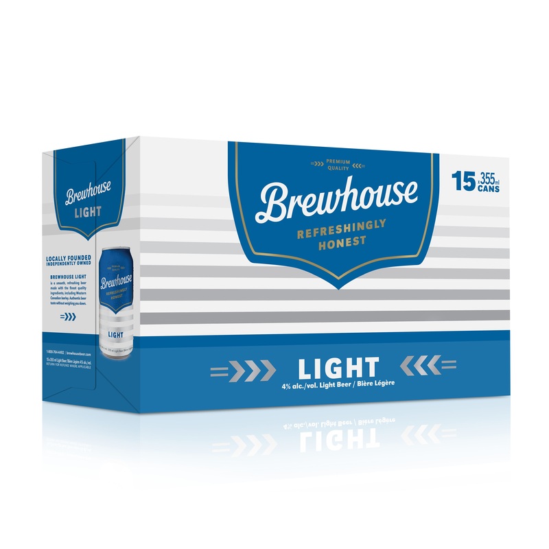 BREWHOUSE LIGHT 15 CAN PACK
