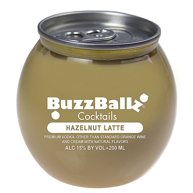Buzzballz Hazelnut Latte Cocktail 30 200ML 200ML