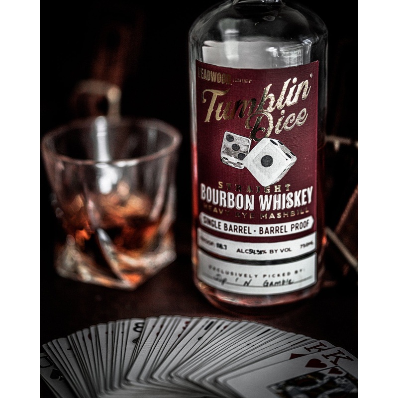 Deadwood Tumblin Dice "Sip 'N Gamble" Single Barrel Barrel Proof